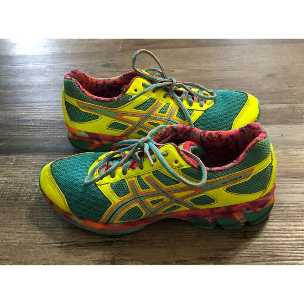 ASICS Gel Frantic 7 Women’s Running Shoe Shoe Shoes Size 6 Multi Color